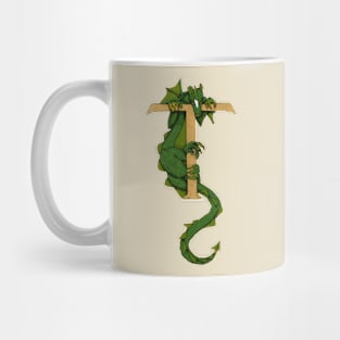 Green Dragon Letter T 2023 Mug